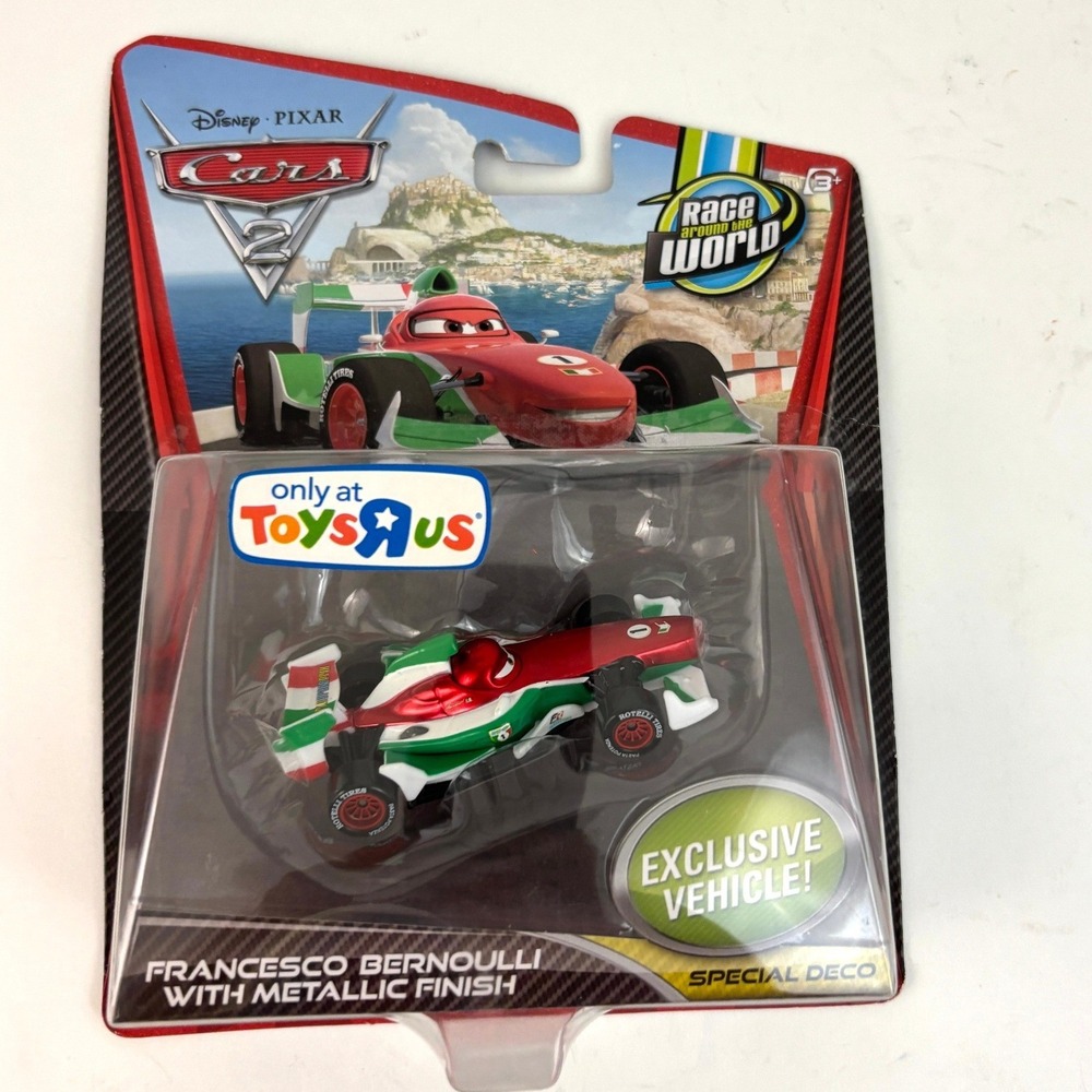 Disney Pixar Cars 2 Francesco Bernoulli Metallic Finish Toys R Us Exclusive
